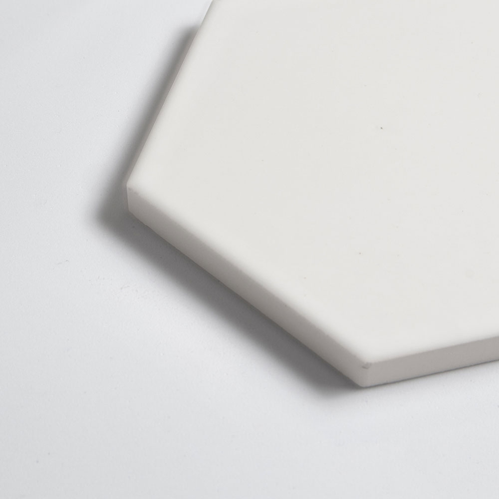 Pearl Glossy Hexagon Ceramic Tiles 5 Ceramic Glossy 6x6 Tiles — 2