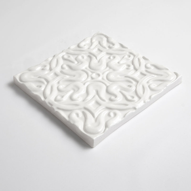 Pearl Glossy Mondial Ceramic Accent Tiles 6x6 Ceramic Glossy 6x6 Accent Tiles — 1