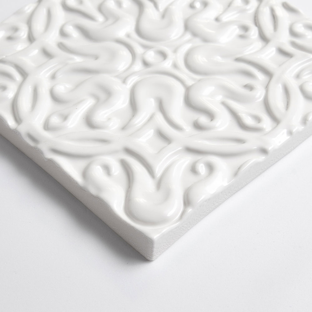 Pearl Glossy Mondial Ceramic Accent Tiles 6x6 Ceramic Glossy 6x6 Accent Tiles — 2