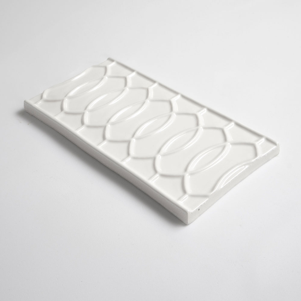 Pearl Glossy Vienna Ceramic Accent Tiles 4x8 Ceramic Glossy 4x8 Accent Tiles — 1