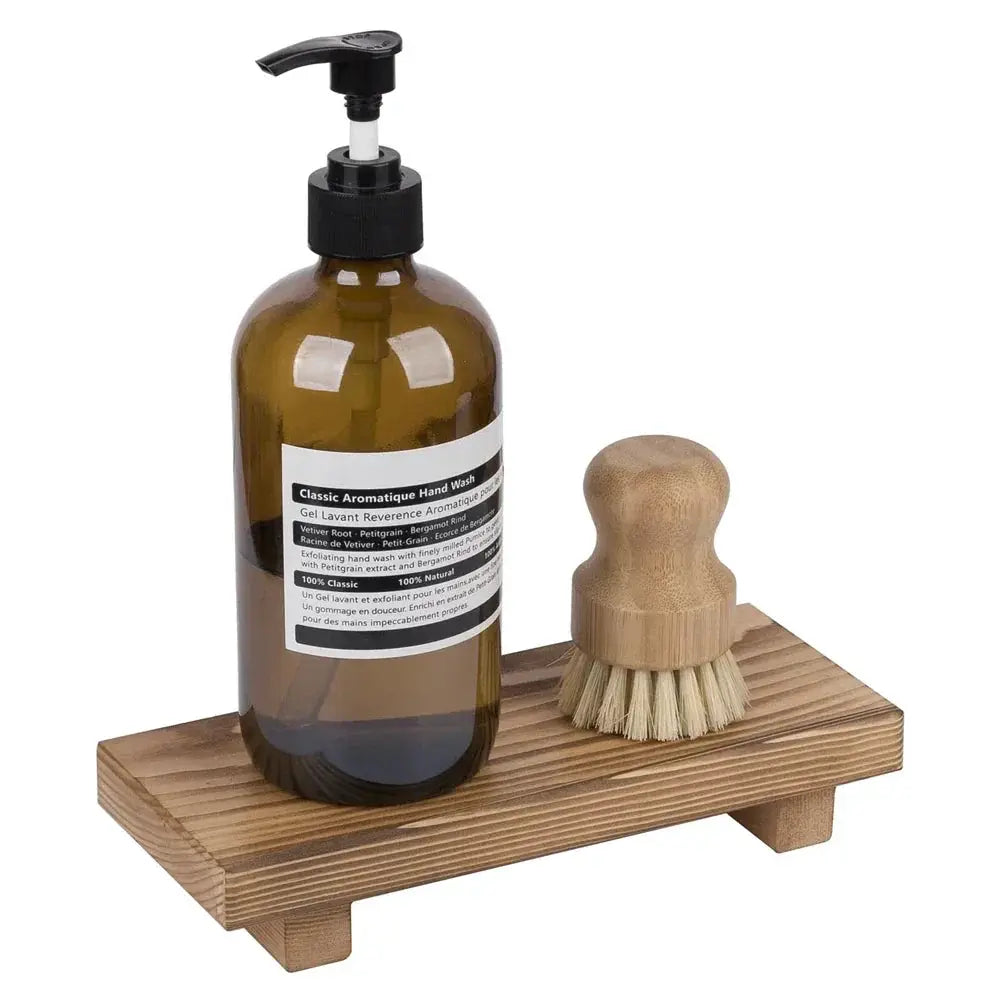 Pedestal Stand - Wooden Small 8.6inch by House Of Avana
