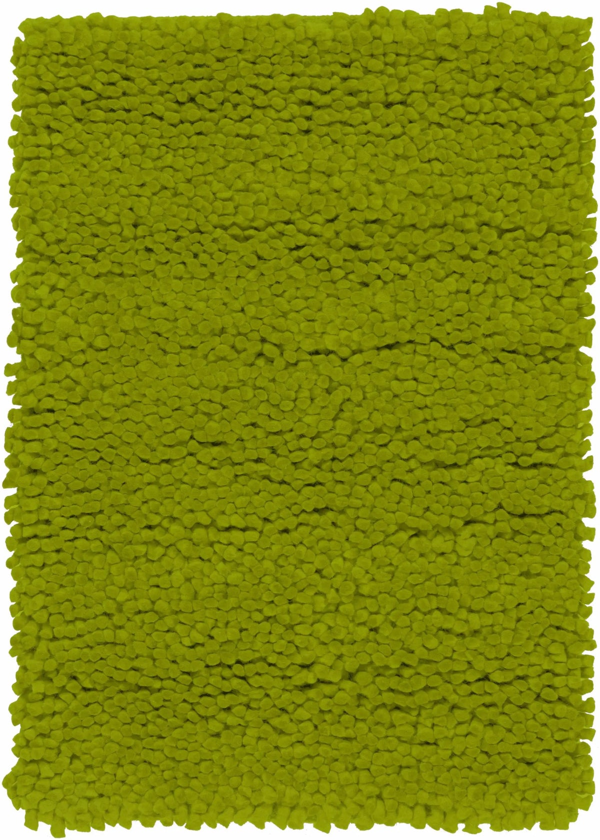 Frederika Solid Olive Green Wool Shag Rug - Clearance, photo 5 of 11