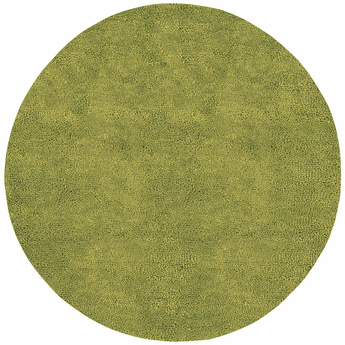 Frederika Solid Olive Green Wool Shag Rug - Clearance, photo 8 of 11