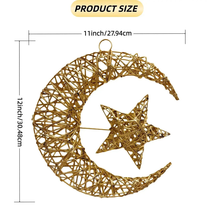 Pendant - Modern Metal Gold 12-Inch by House Of Avana