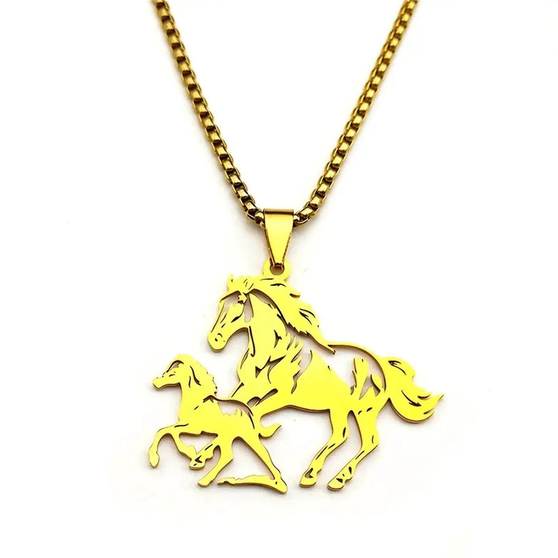 Pendant Necklace - Stainless Steel Animal Lover by House Of Avana