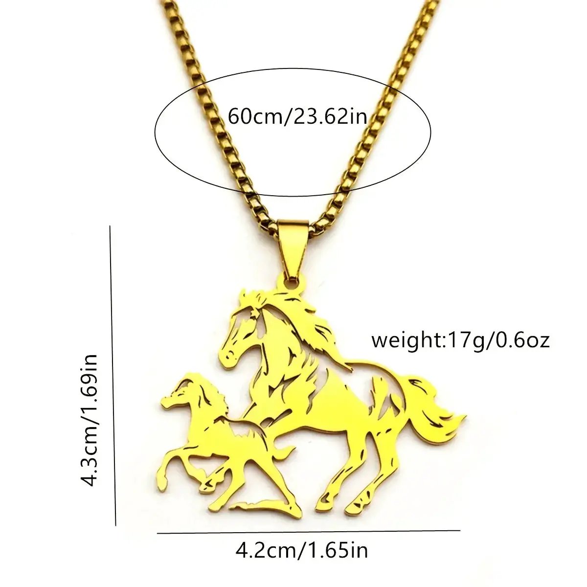 Pendant Necklace - Stainless Steel Animal Lover by House Of Avana