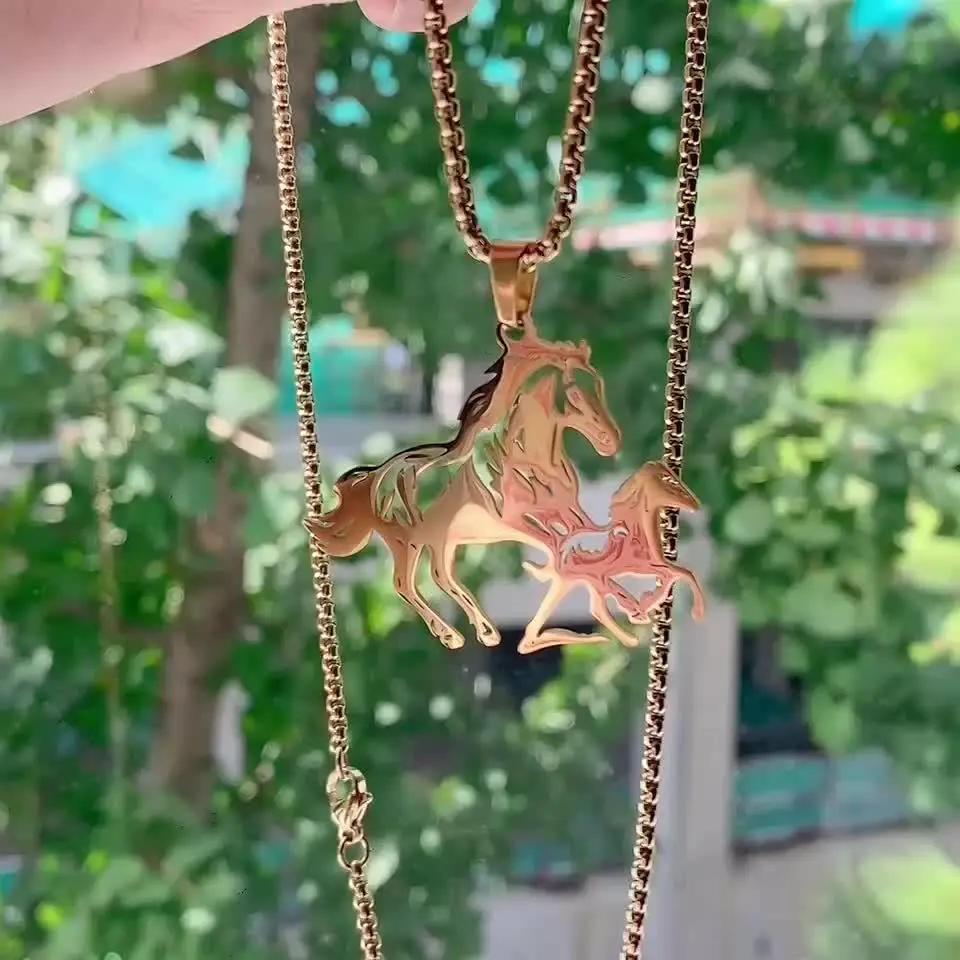 Pendant Necklace - Stainless Steel Animal Lover by House Of Avana