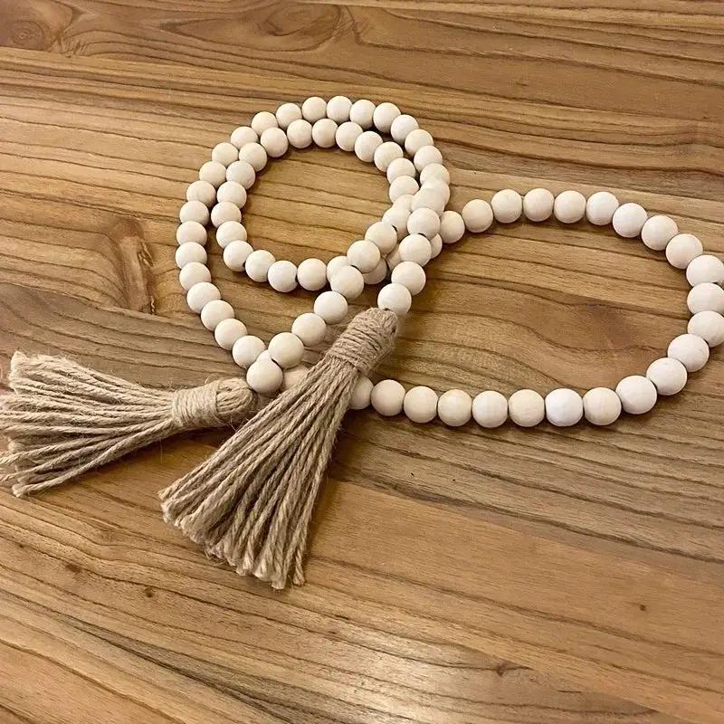 Pendant - Rustic Wood Tassel by House Of Avana