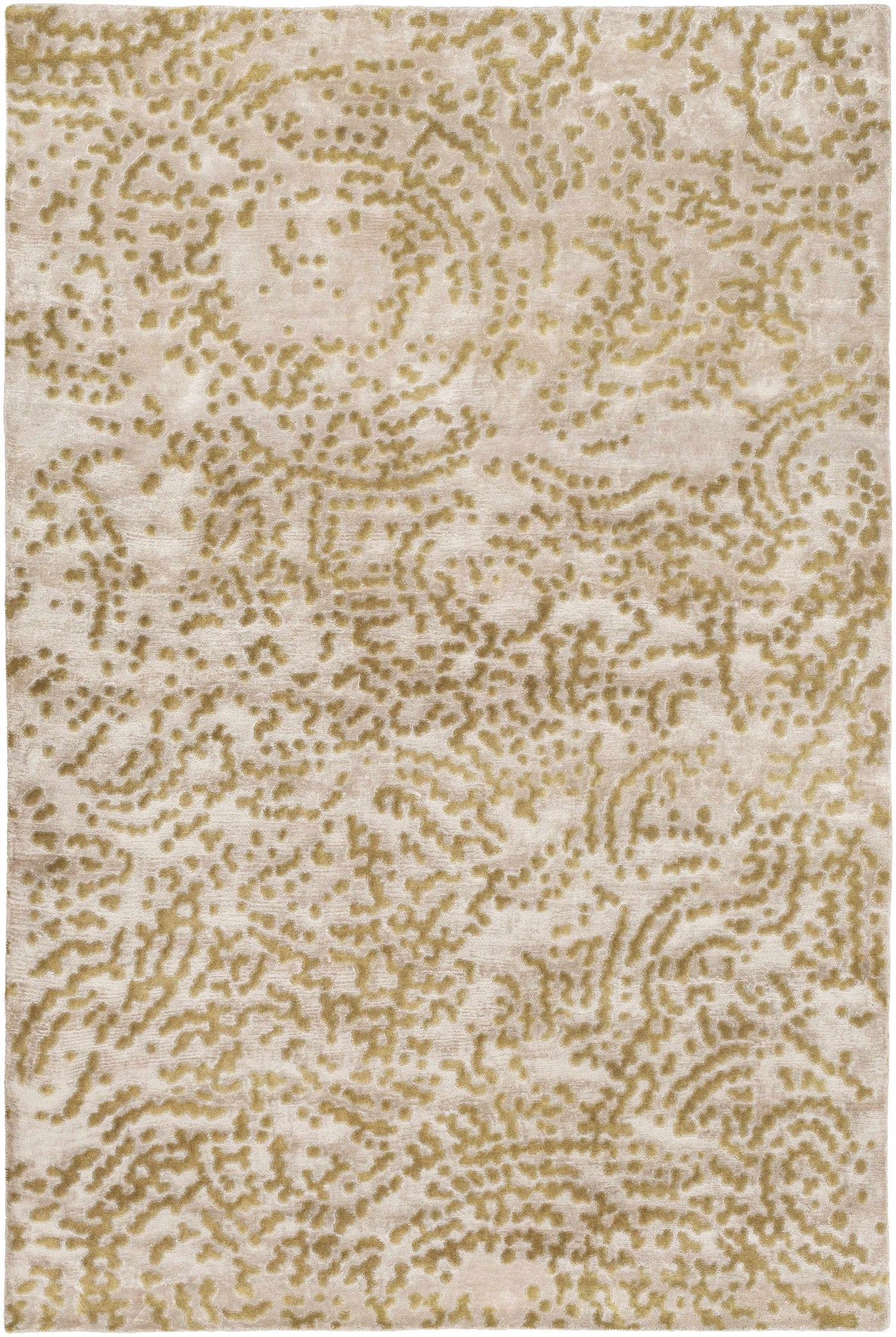 Pensacola Taupe Premium Wool&Viscose Rug - Clearance by Boutique Rugs