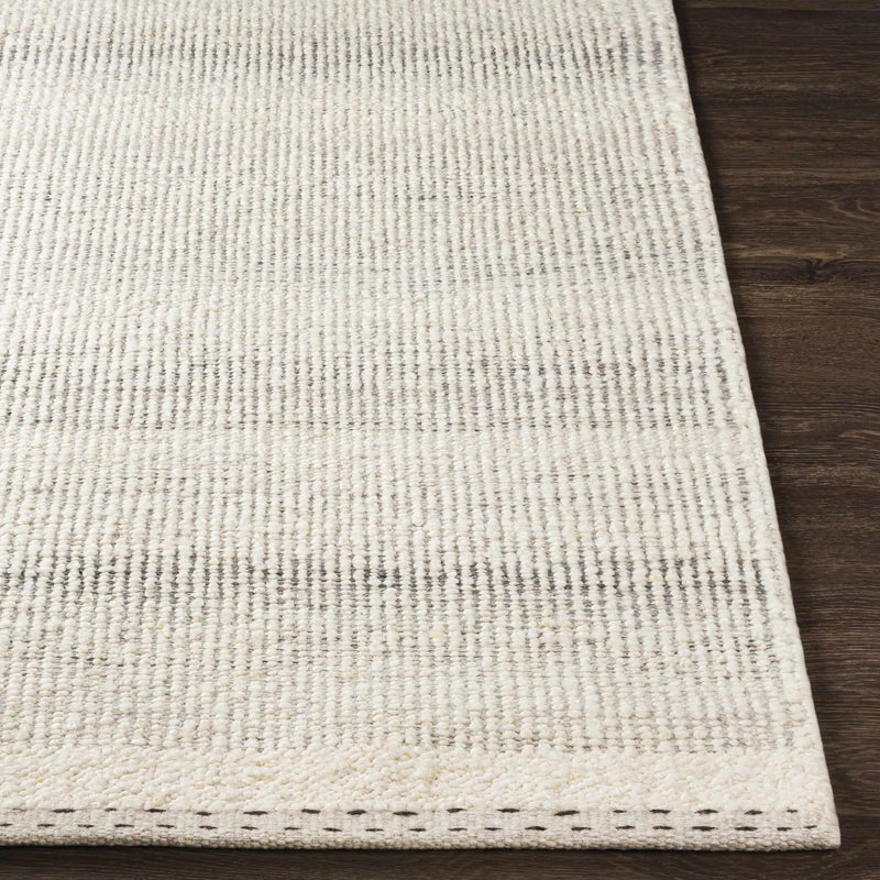 Penticton Cream Flat Woven Wool Rug by Boutique Rugs