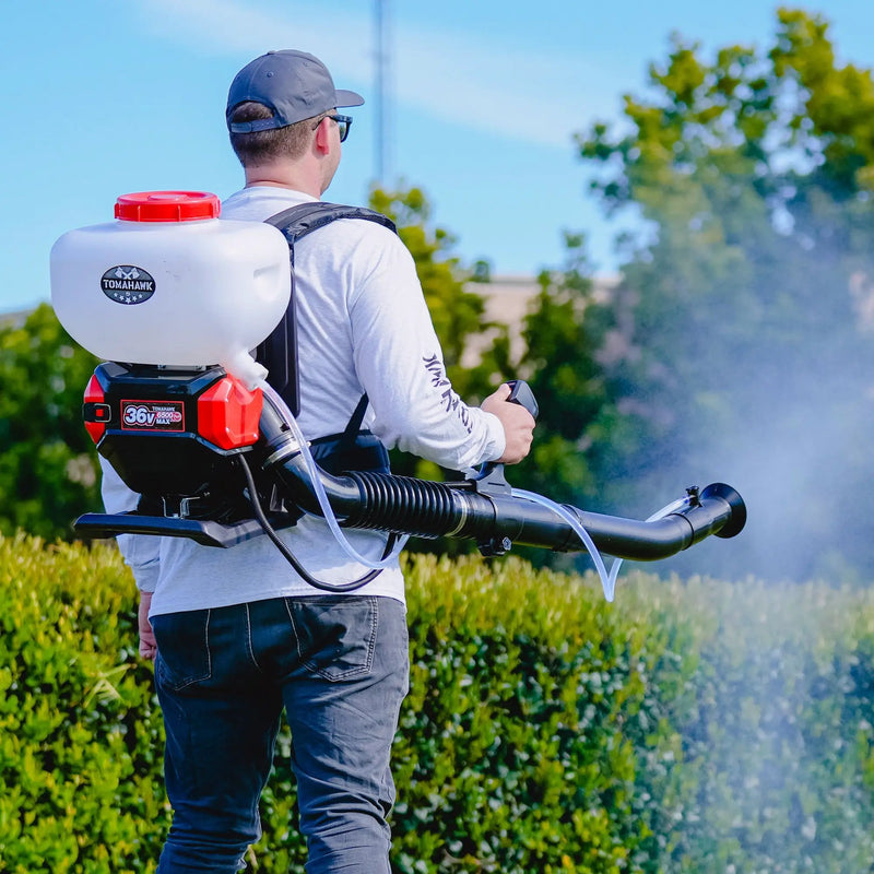 4 Gal Battery Powered Backpack Mosquito Fogger Sprayer 36V for Pest Control Ticks, Fleas, Flies, and Mosquitoes by Tomahawk Power
