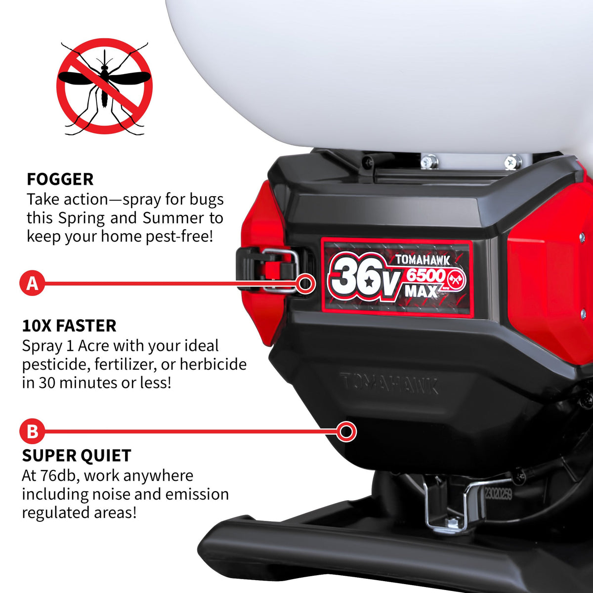 4 Gal Battery Powered Backpack Mosquito Fogger Sprayer 36V for Pest Control Ticks, Fleas, Flies, and Mosquitoes, photo 7 of 20