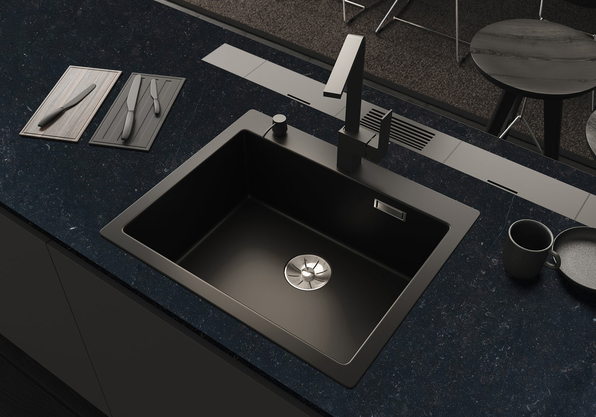 Petit Granit Honed Marble Slab Random room scene 7