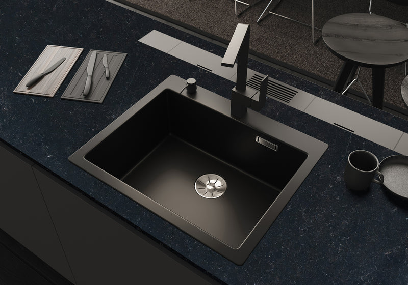 Petit Granit Honed Marble Slab Random room scene 7