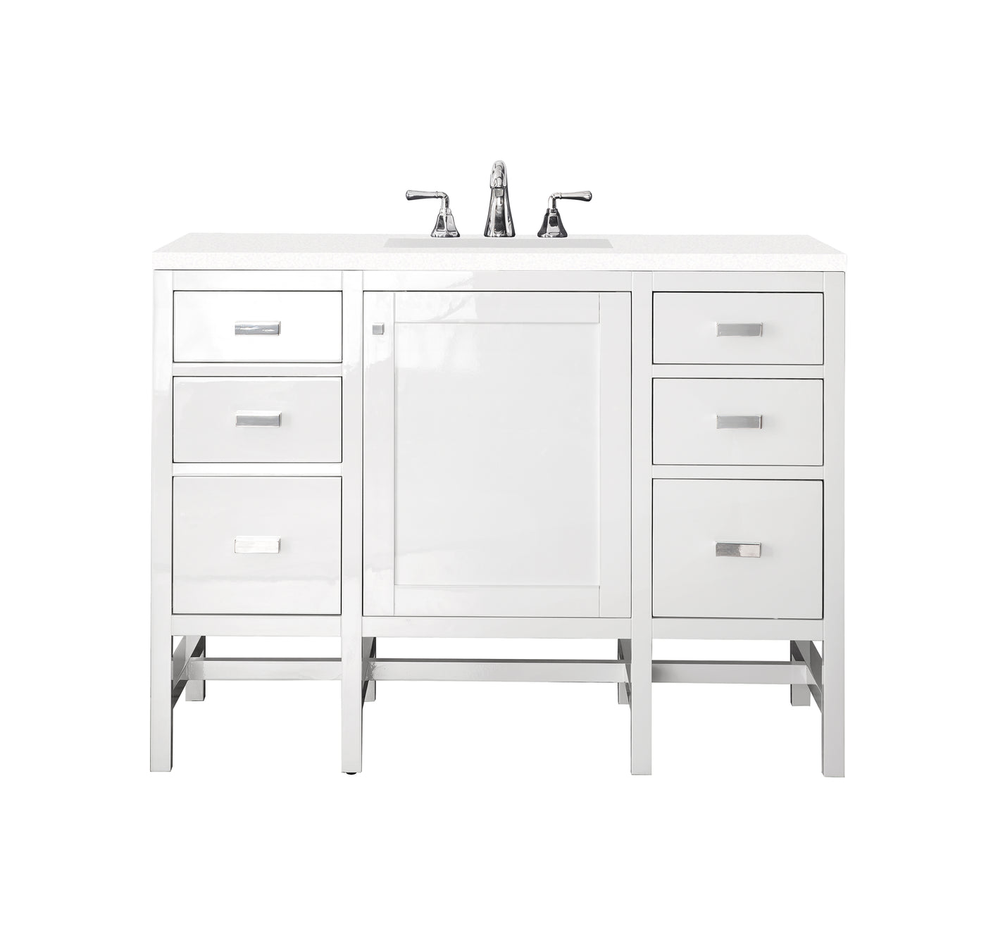 James Martin Addison 48" Single Bathroom Vanity, Glossy White, view 16