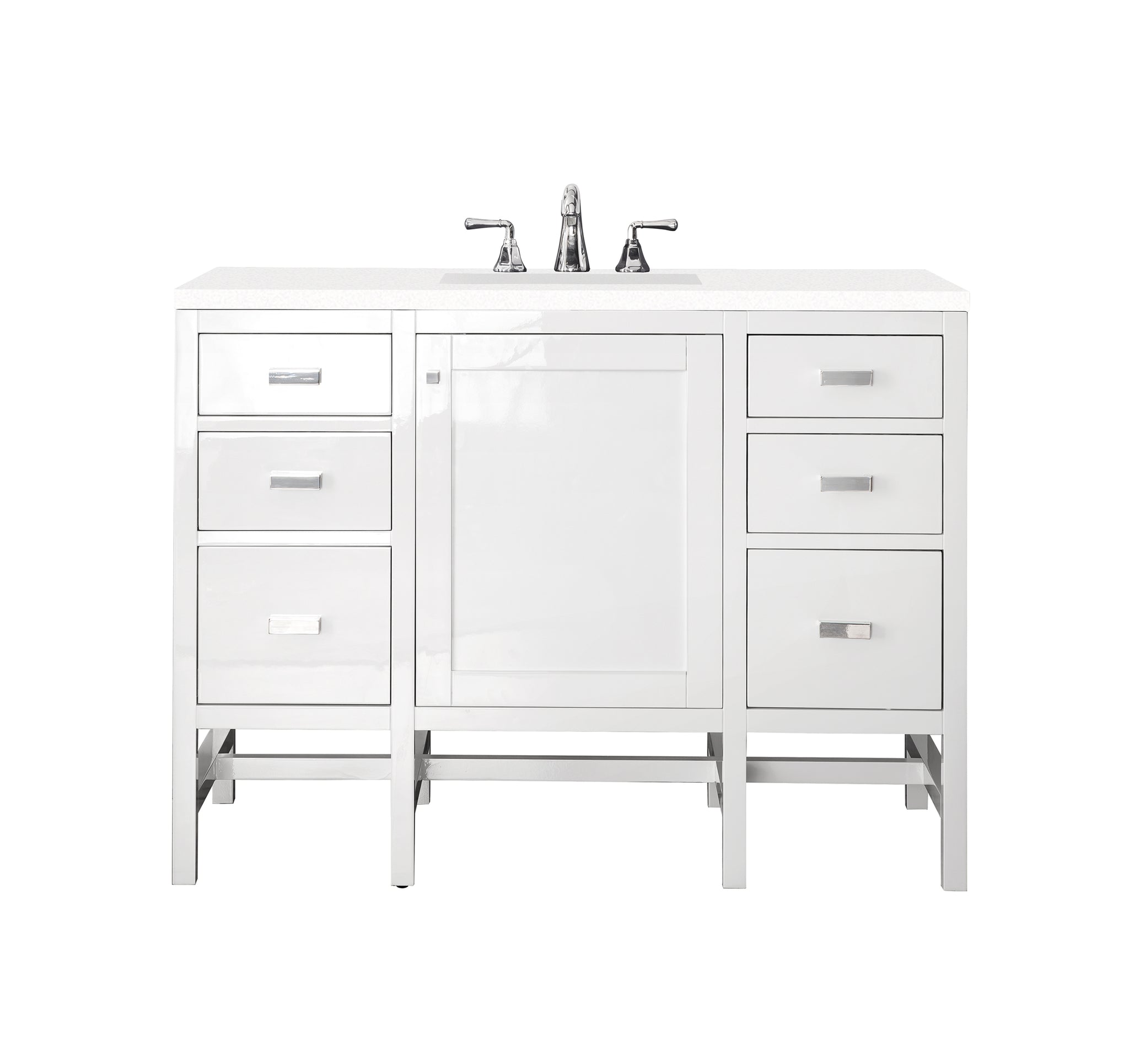 James Martin Addison 48" Single Bathroom Vanity, Glossy White, view 16