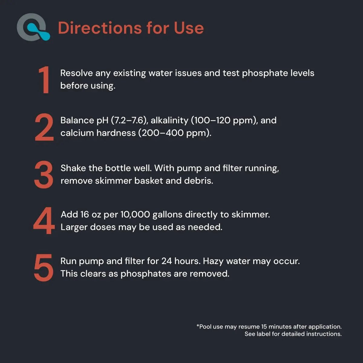 Phosphate Remover for Saltwater Pools by AquaDoc