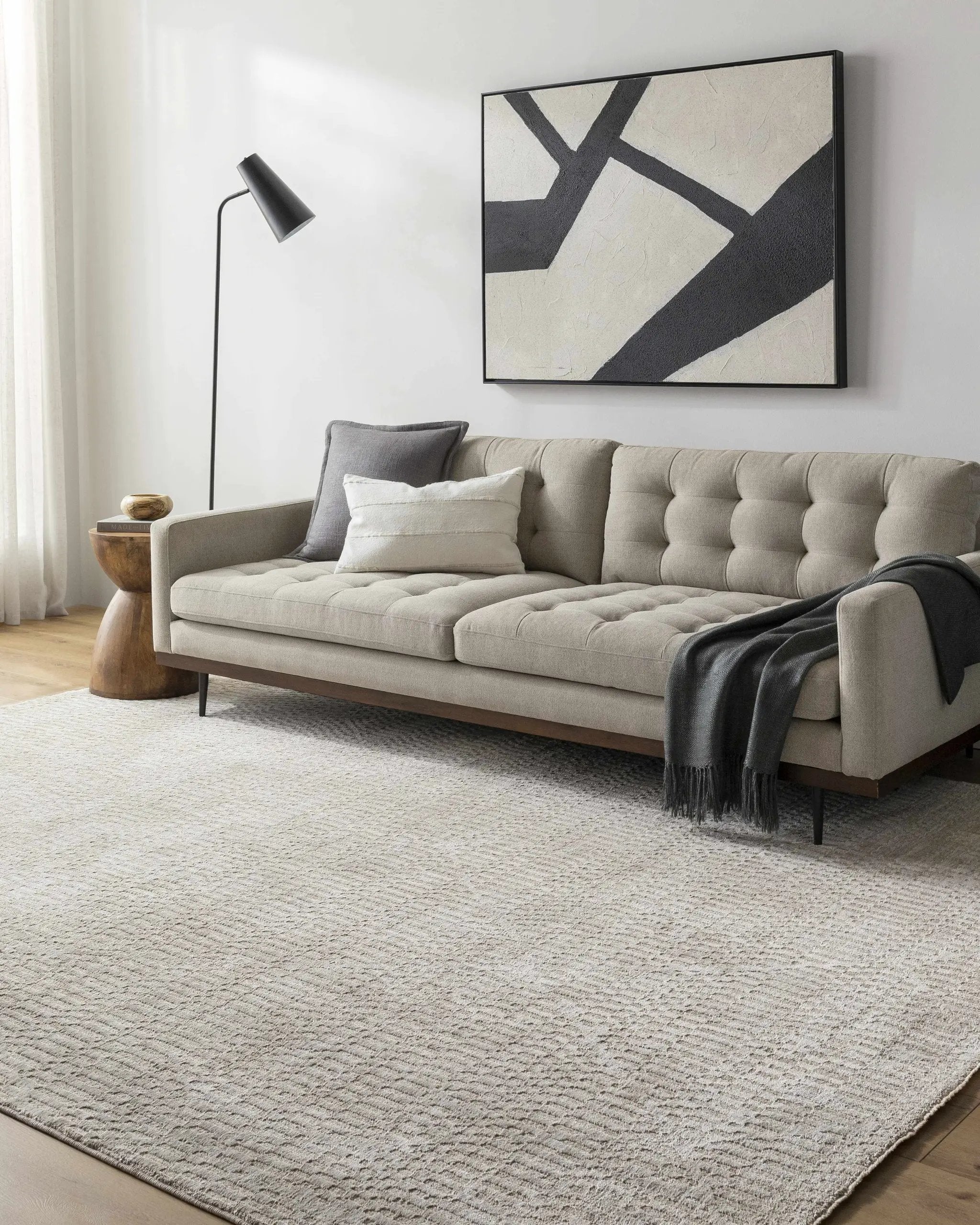Pabla Light Gray Area Rug by Boutique Rugs
