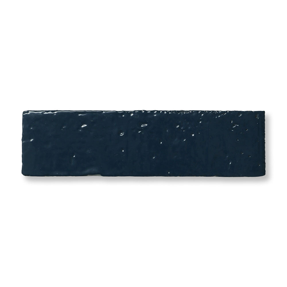 Pickford Blue Glossy Subway Glazed Terracotta Tiles 2 3/4x9 3/4 Thin Brick Glossy 4x12 Tiles