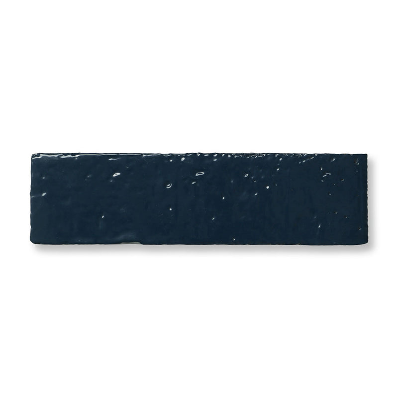 Pickford Blue Glossy Subway Glazed Terracotta Tiles 2 3/4x9 3/4 Thin Brick Glossy 4x12 Tiles