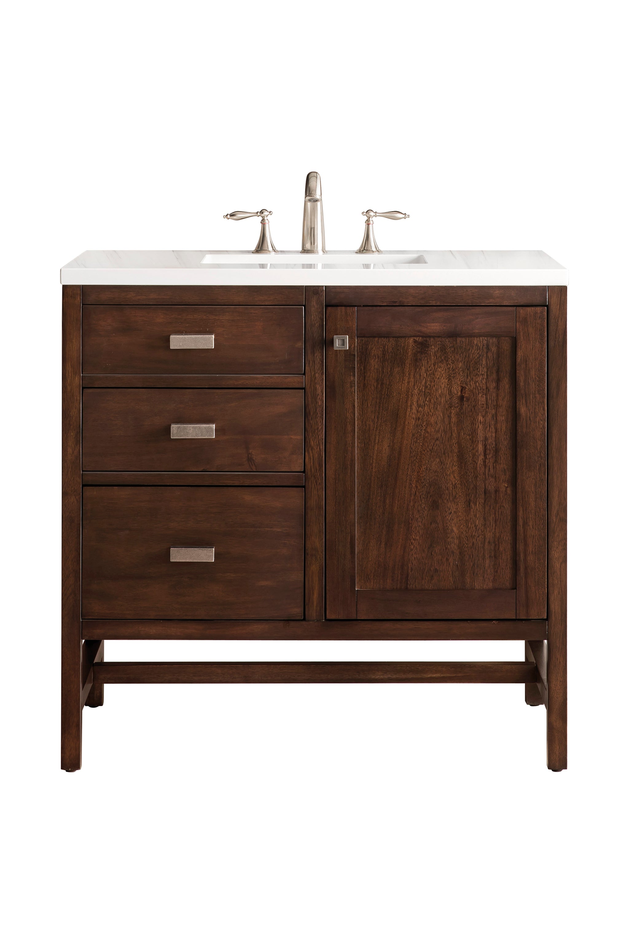 James Martin Addison 36" Single Bathroom Vanity, Mid-Century Acacia, view 17