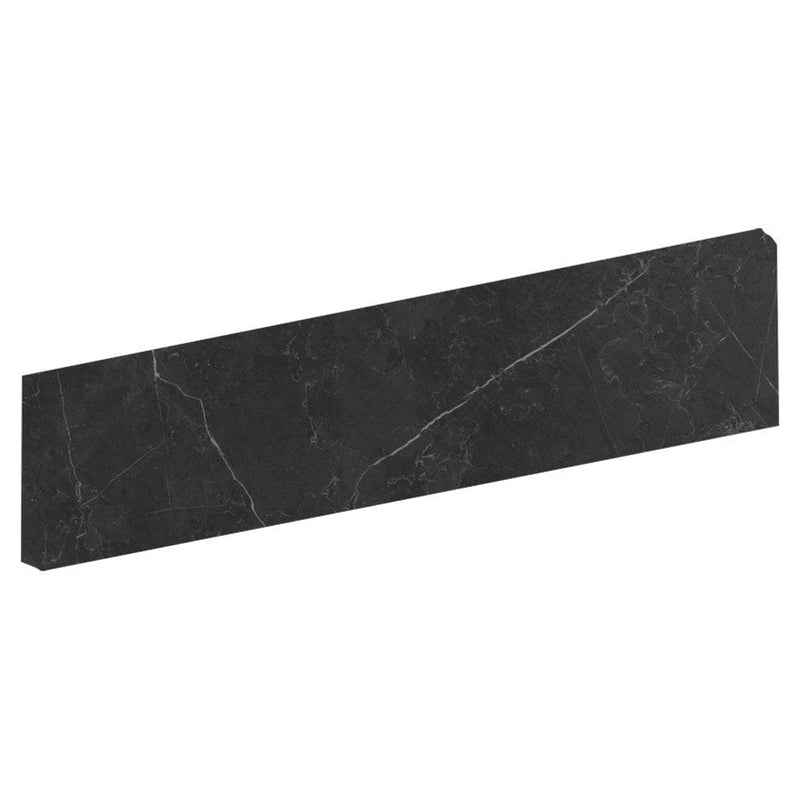Piedra Gris Matte Bullnose Marble Look Porcelain Base 4x24 Porcelain Matte 4x24 Base