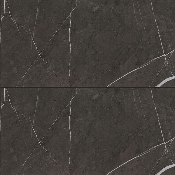Piedra Gris Matte Marble Look Porcelain Tiles 12x24