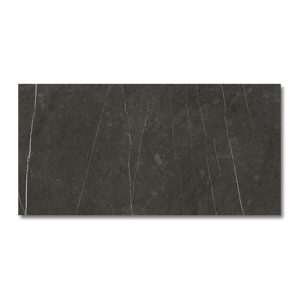 Piedra Gris Polished Marble Look Porcelain Tiles 12x24 Porcelain Polished 12x24 Tiles