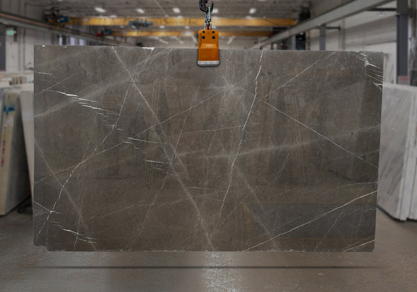 Pietra Gray Polished Marble Slab Random 1 1/4