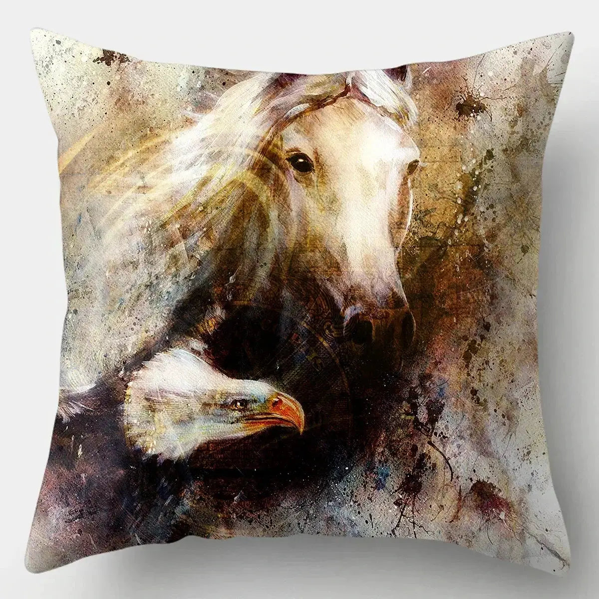 Pillow Case - Wild Animal Cotton 45x45cm by House Of Avana