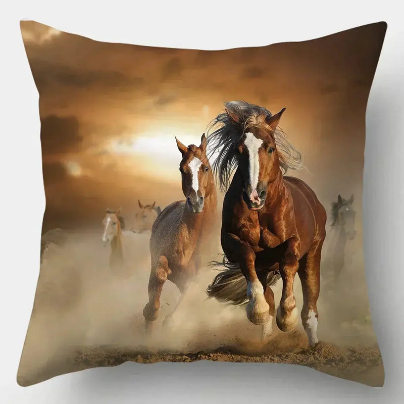 Pillow Case - Wild Animal Cotton 45x45cm by House Of Avana