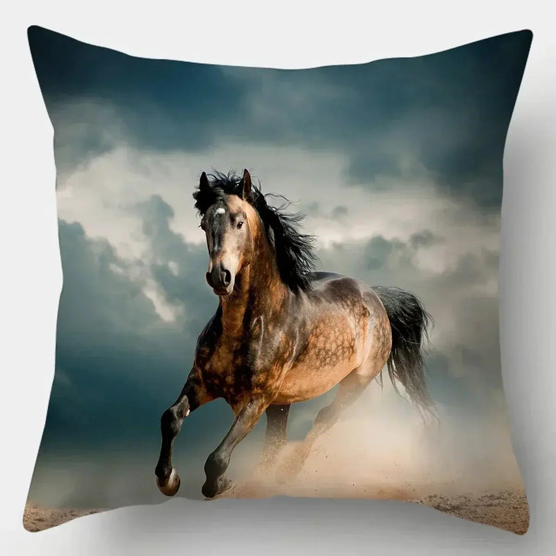 Pillow Case - Wild Animal Cotton 45x45cm by House Of Avana