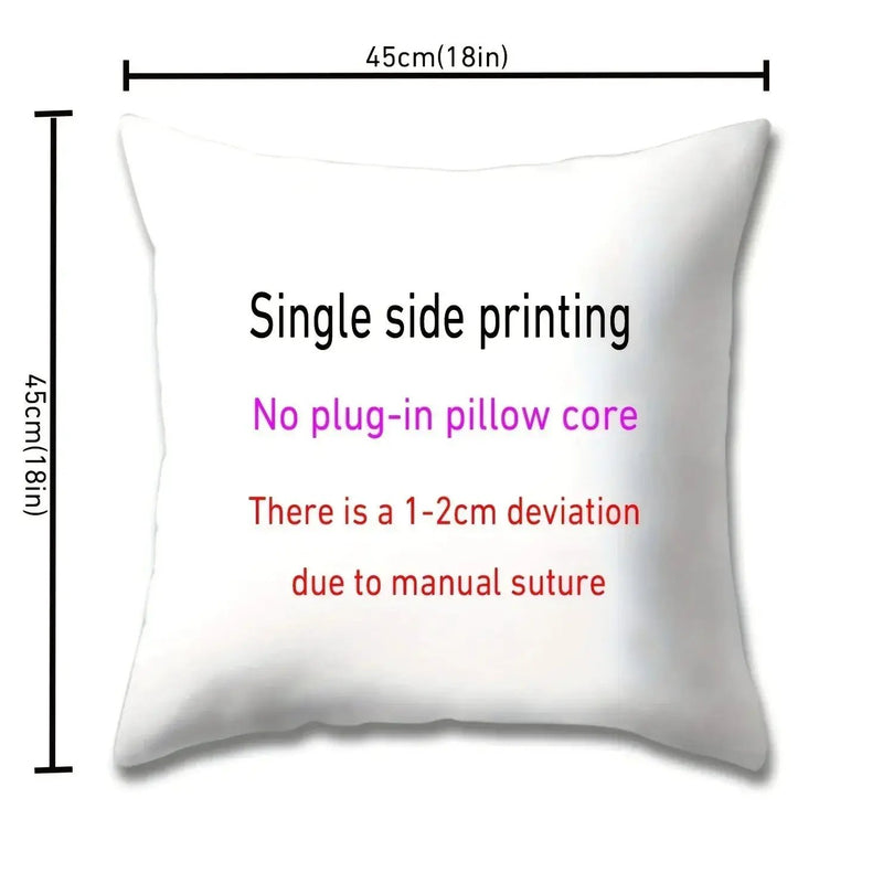 Pillow Cover - Soft Pink Polyester 45x45cm by House Of Avana