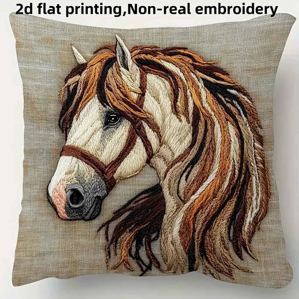 Pillow Cover - Traditional Polyester 45cm by House Of Avana