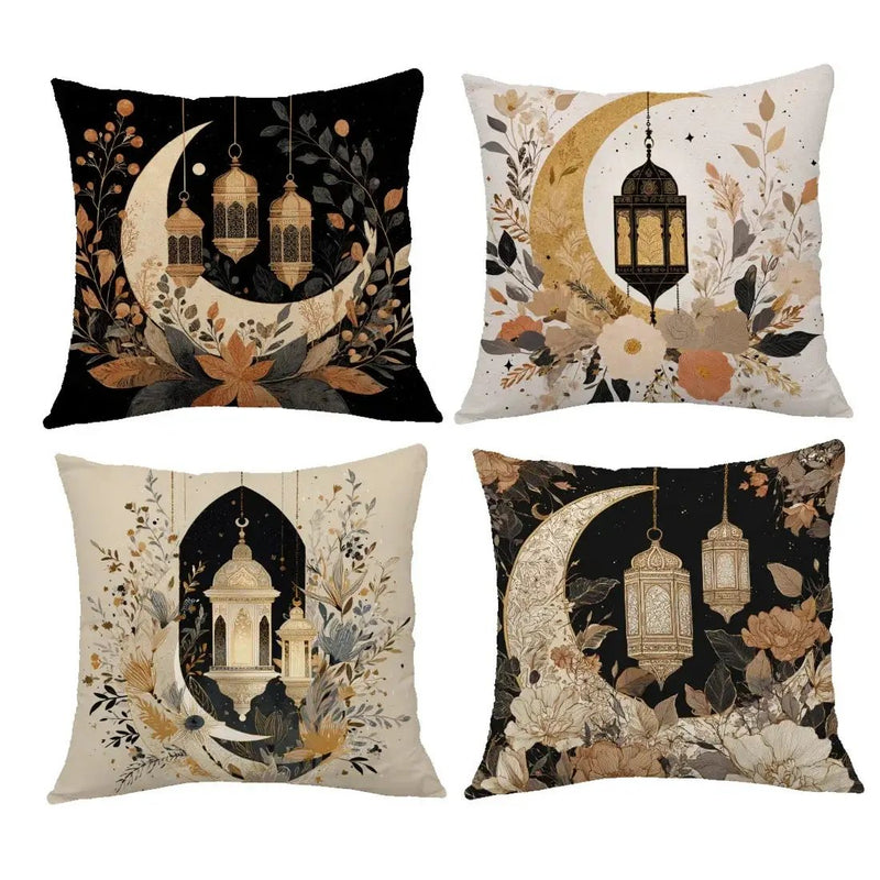 Pillow Covers - Crescent Printed Polyester 44.98cm by House Of Avana