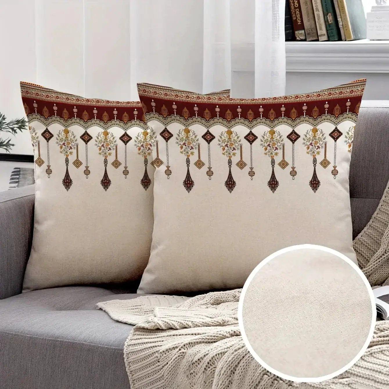 Pillow Covers - Vintage Polyester 18x18 by House Of Avana