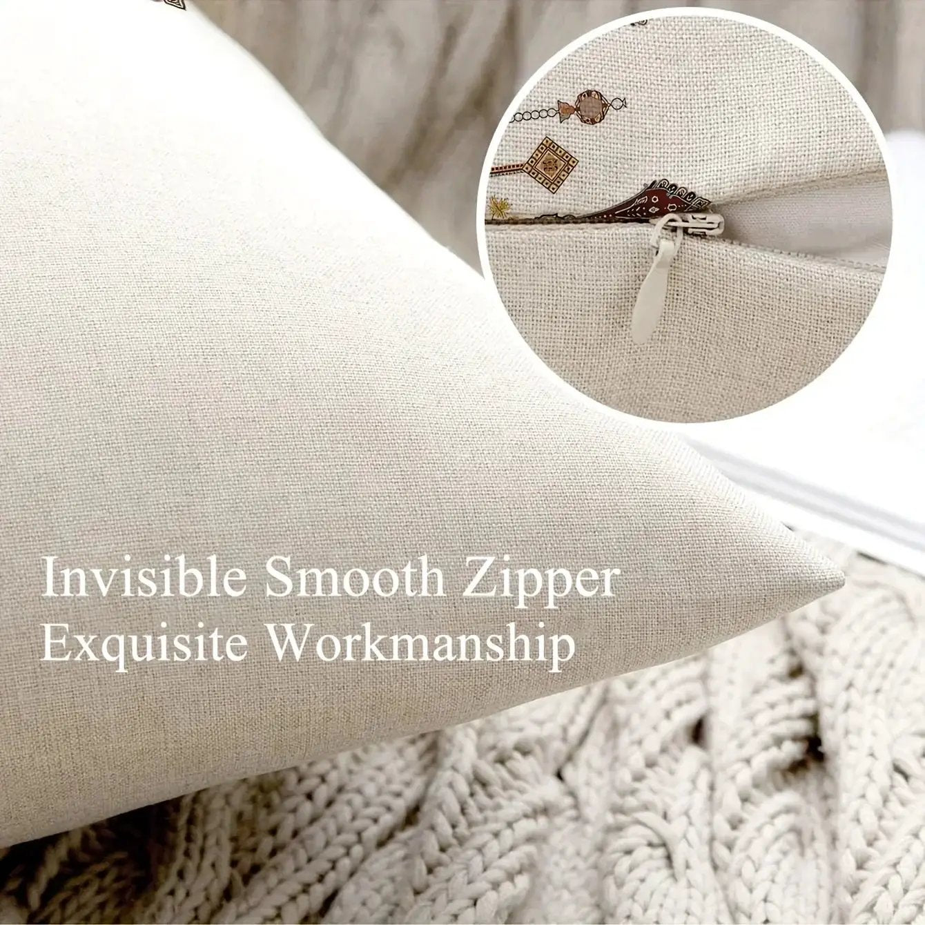 Pillow Covers - Vintage Polyester 18x18 by House Of Avana