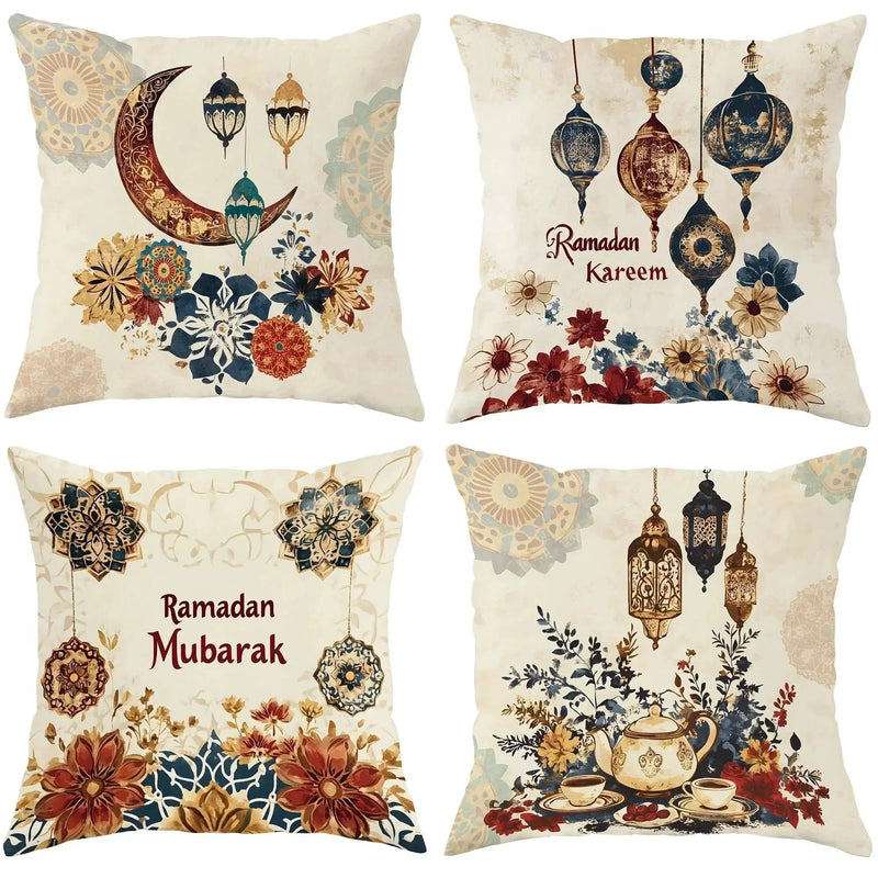 Pillowcase - Floral Polyester Lantern 45cm by House Of Avana