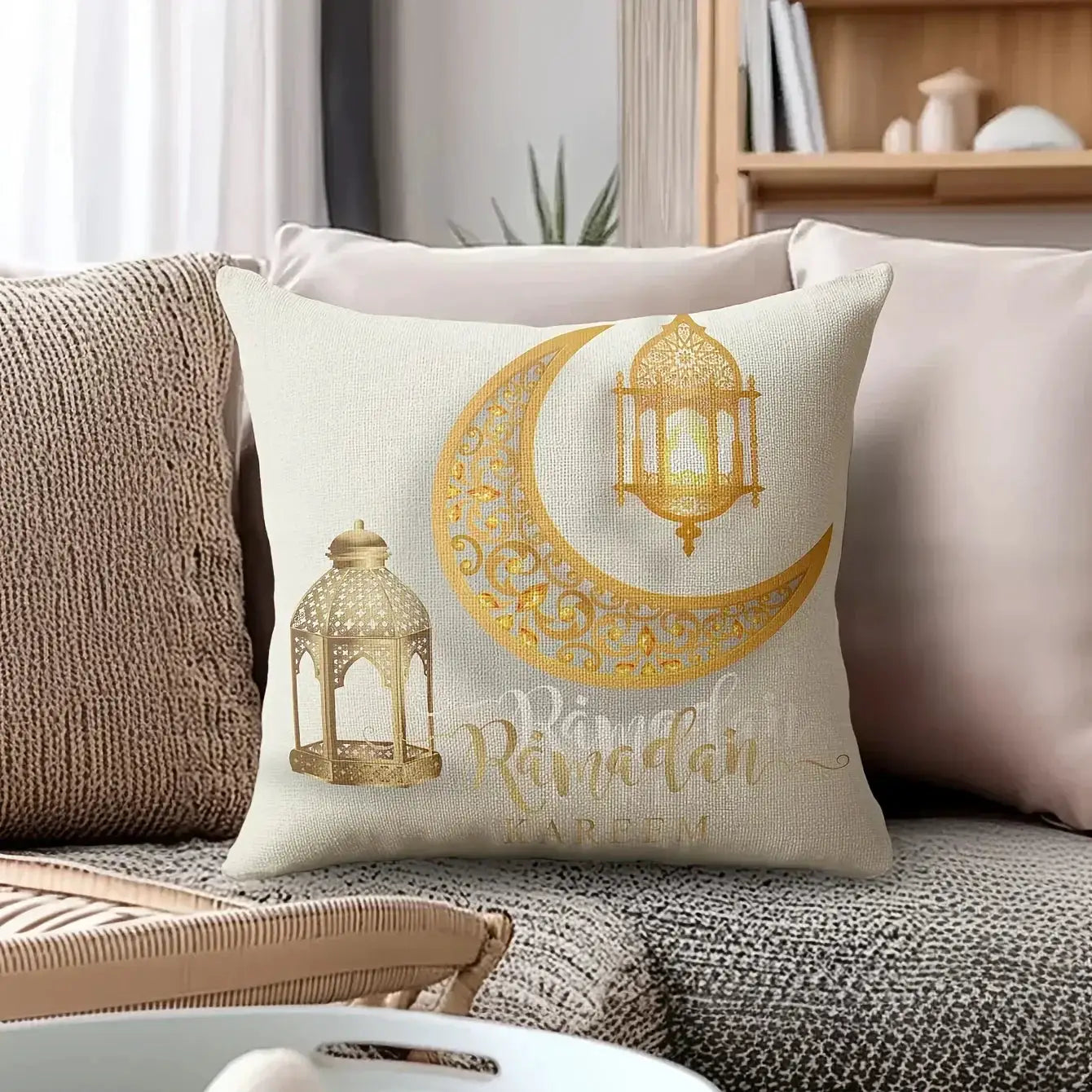 Pillowcase - Ramadan Cotton Throw by House Of Avana