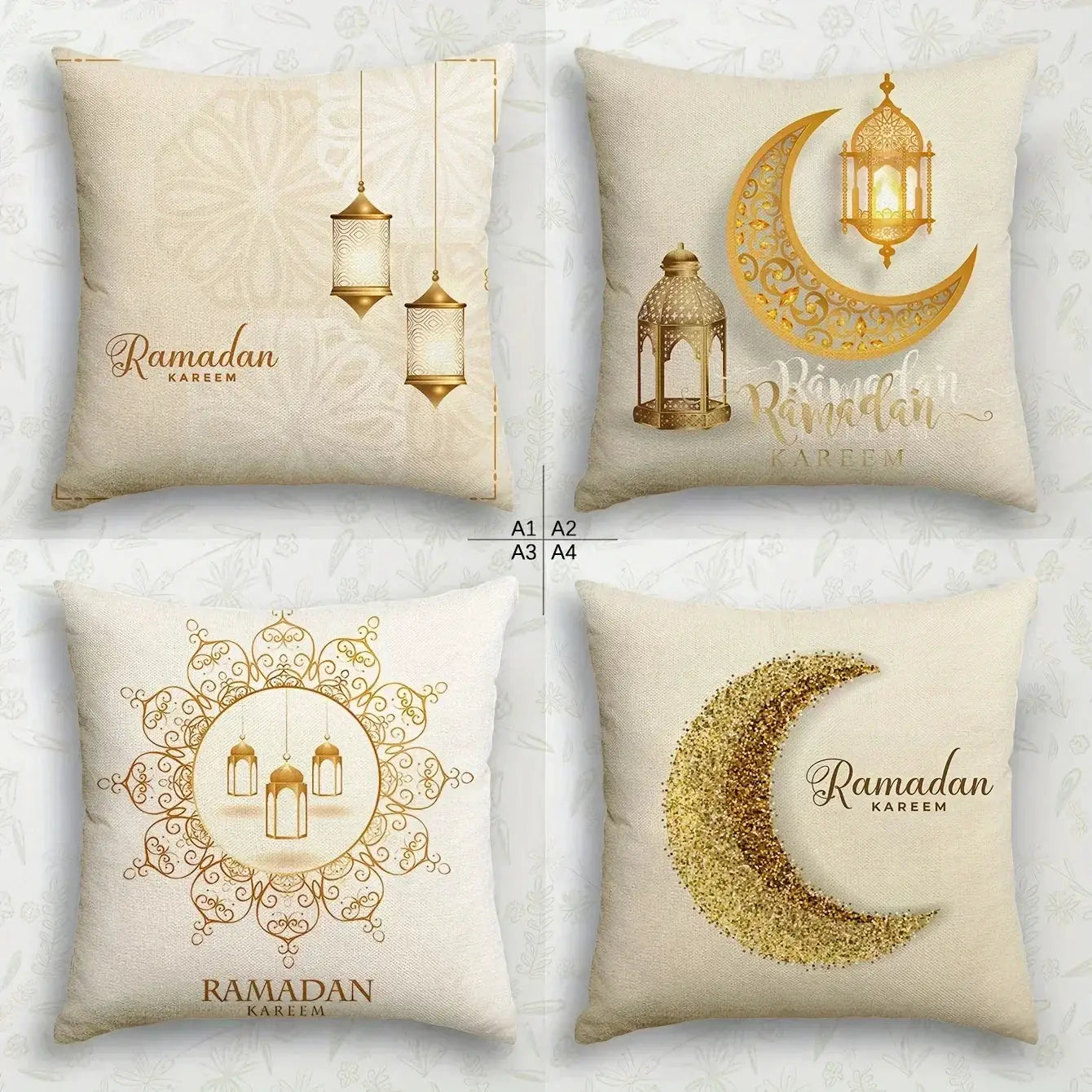 Pillowcase - Ramadan Cotton Throw by House Of Avana