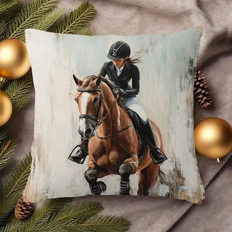 Pillowcase - Soft Plush Horse 45x45cm by House Of Avana