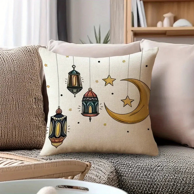 Pillowcase - Vintage Cotton Star Print by House Of Avana