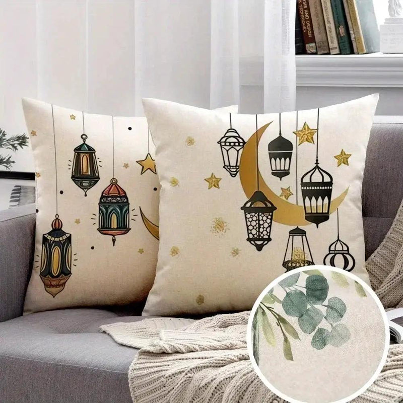 Pillowcase - Vintage Cotton Star Print by House Of Avana