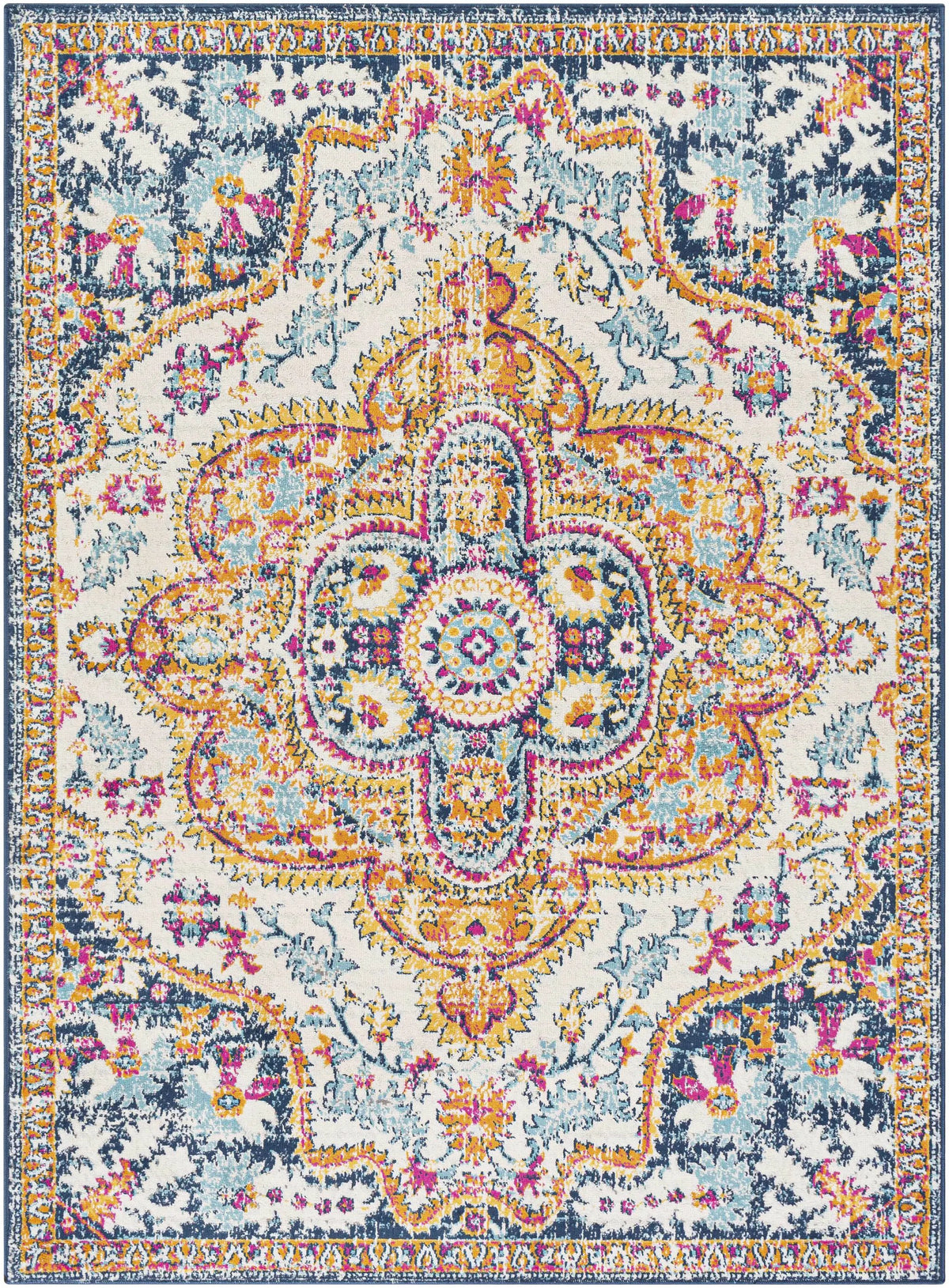 Pimperne Traditional Medallion Area Rug - Clearance, photo 9 of 9