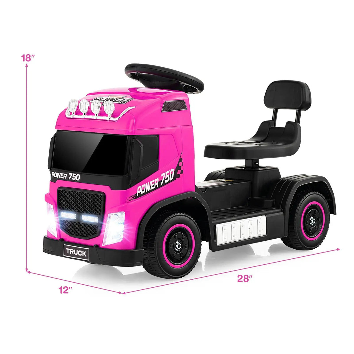 6V Kids Electric Ride-on Truck with Height Adjustable Seat, photo 5 of 9