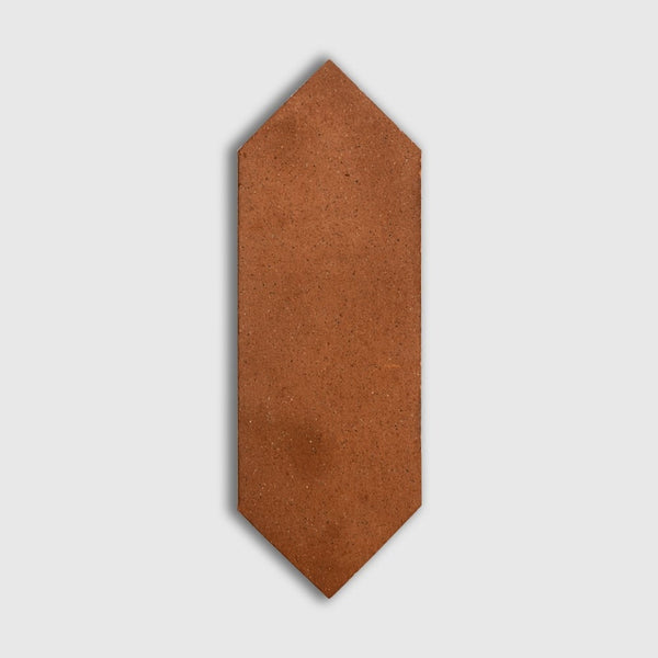 Piquete Satin Picket Terracotta Tiles 10x13 3/4
