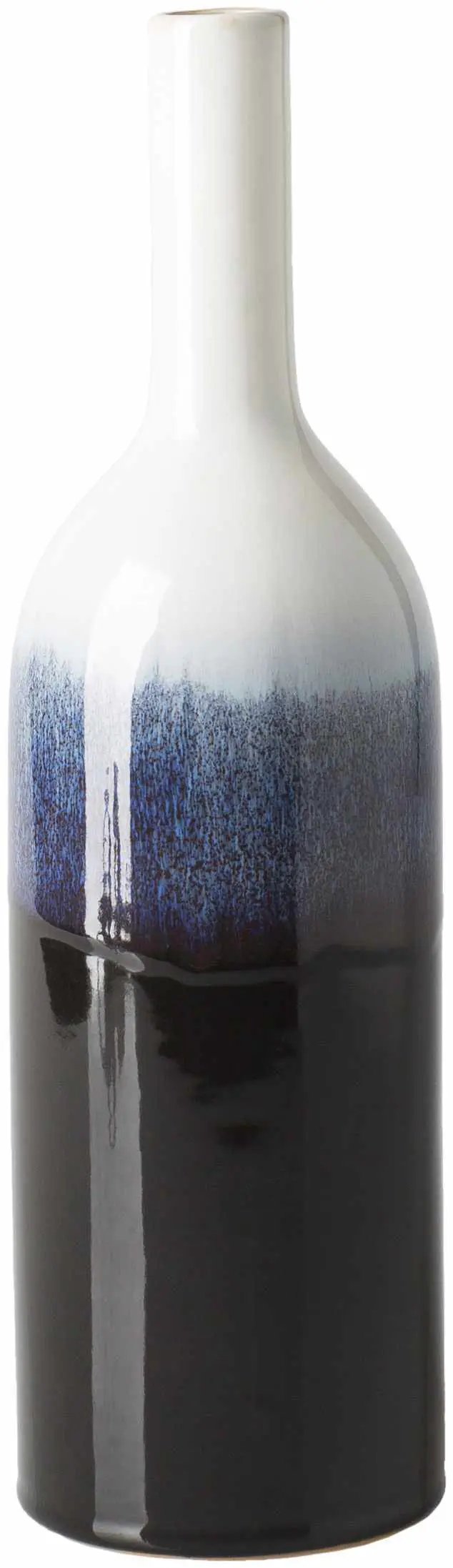 Pitfour Blue White Ceramic Outdoor Vase Set by Boutique Rugs