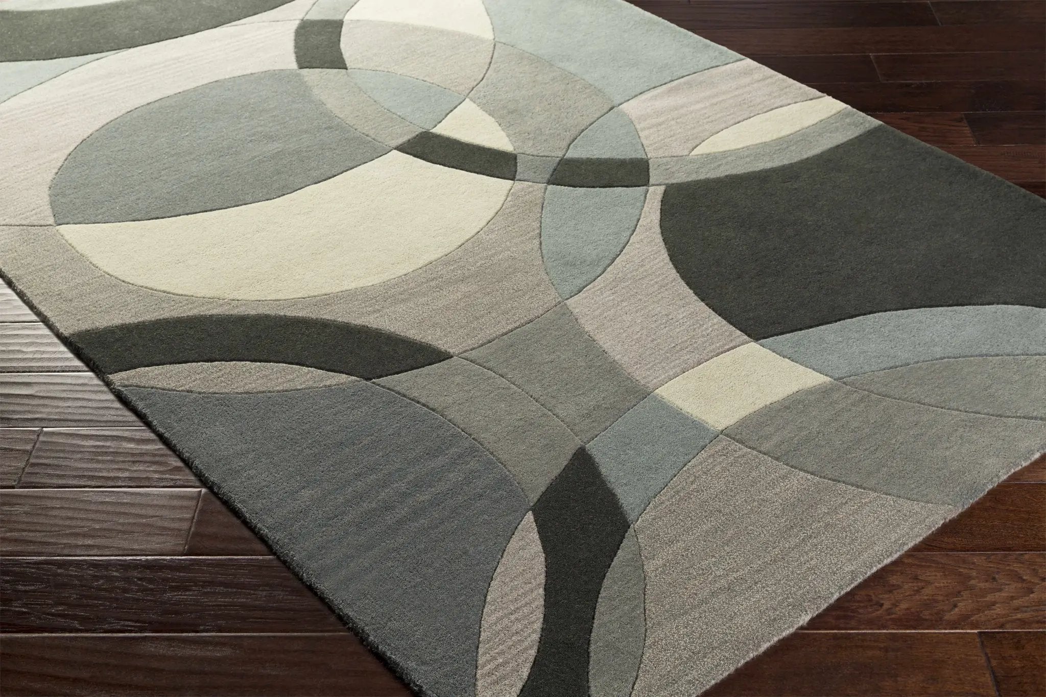 Rilton Gray Wool Carpet by Boutique Rugs