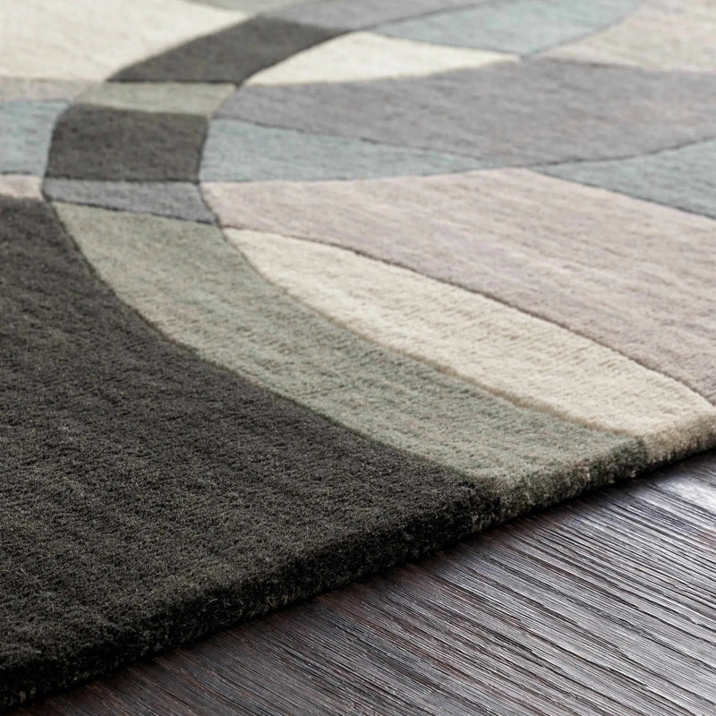 Rilton Gray Wool Carpet by Boutique Rugs