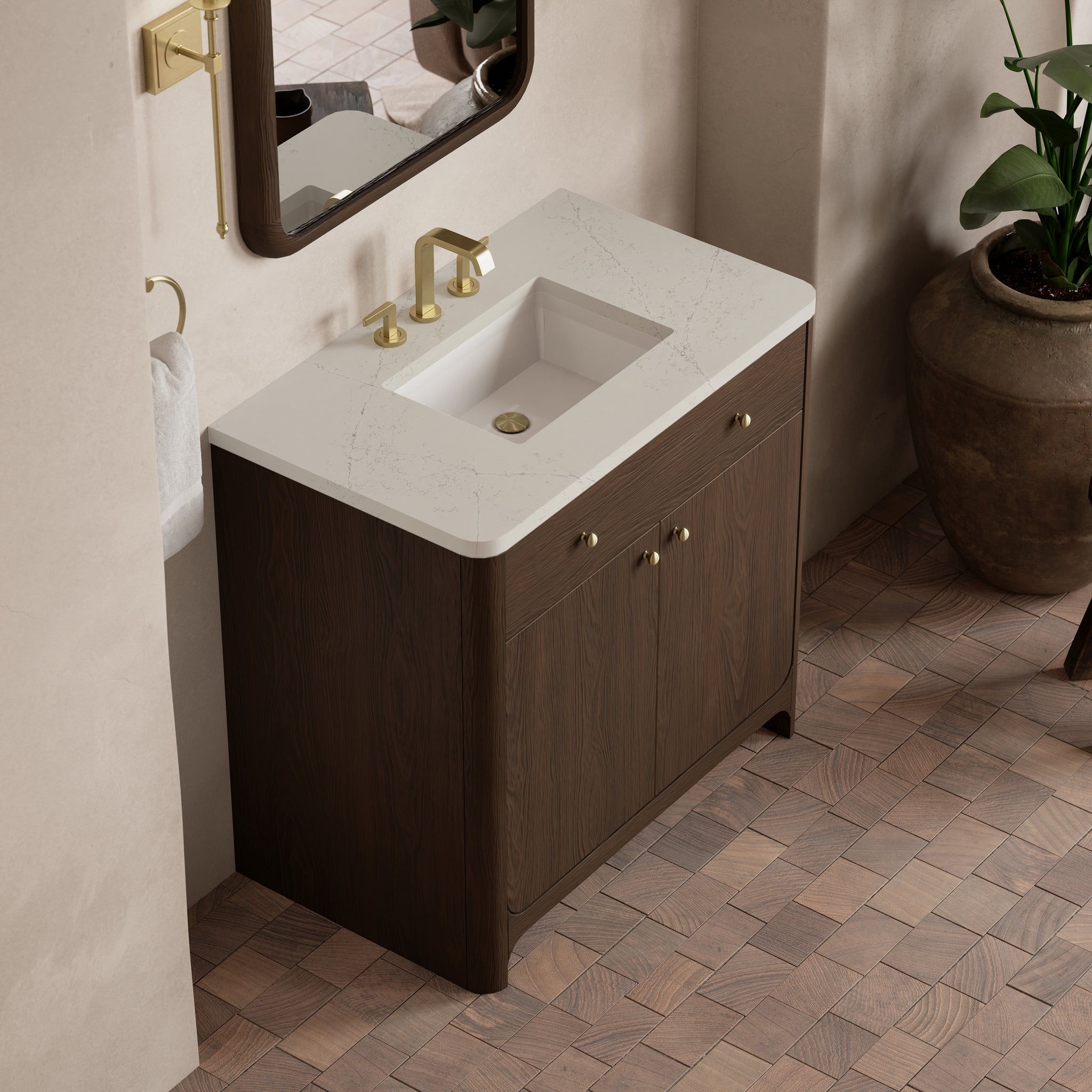 James Martin Gracyn 36" Single Bathroom Vanity, Sable, view 31